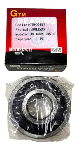 Rulemán Para Moto, 6304 2rs C3. Gtm00457