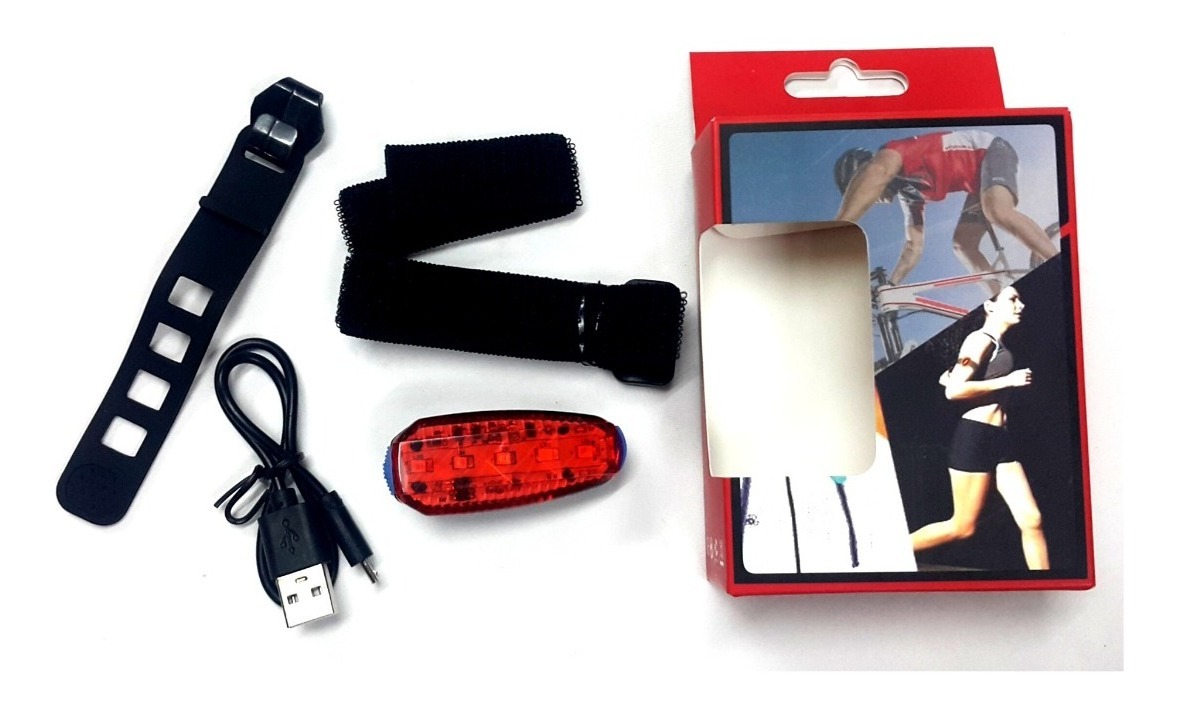 Luz Trasera Usb Para Bicicleta - Blt106