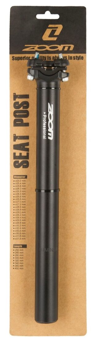 Caño P/asiento Bicicleta 27,2x350 Mm Zoom Negro M252757