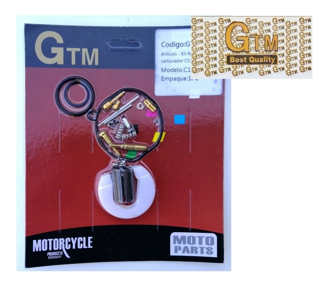 Kit Reparación Carburador 110 Com. Pulmón/florador/ Gtm00778 - Imagen 2