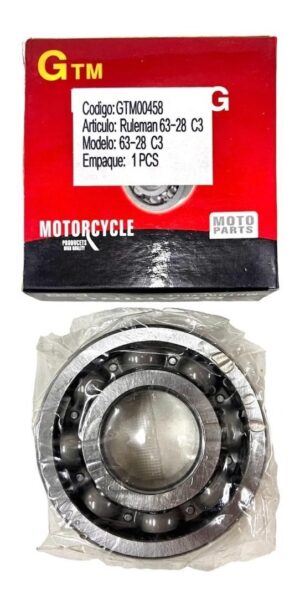 Rulemán Para Moto, 63-28 C3. Gtm00458