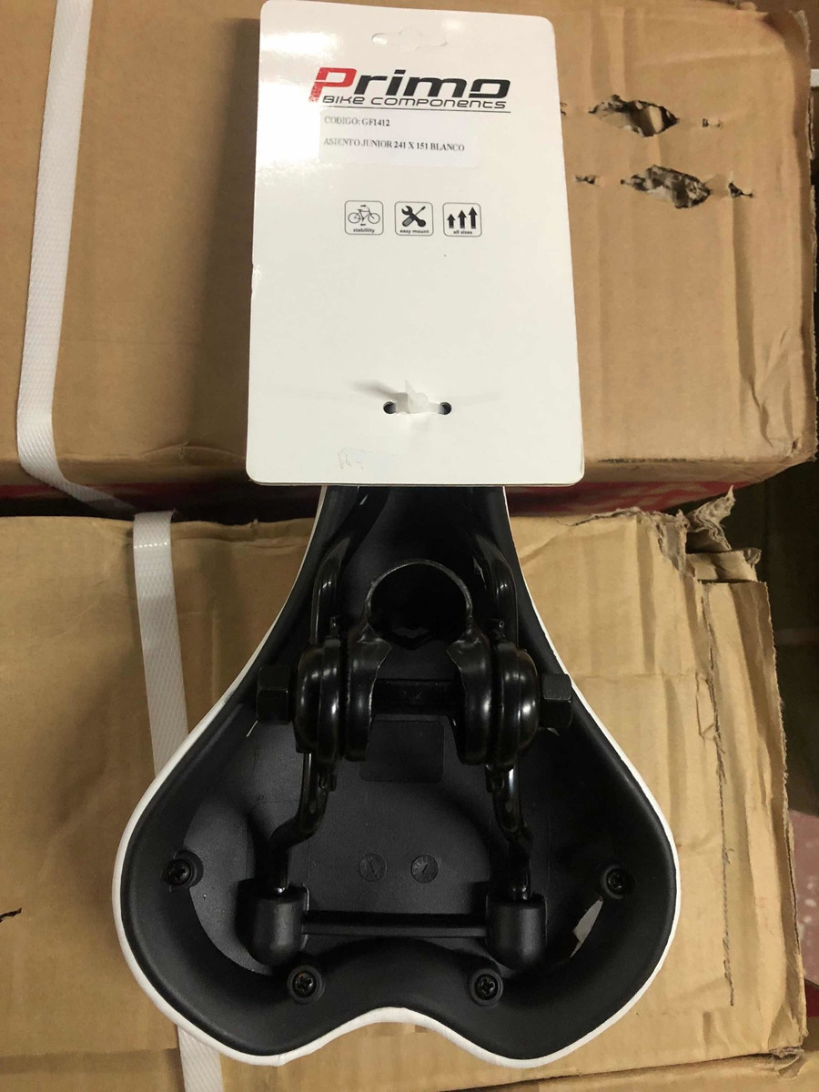 Asiento Junior Primo 241 X 151 Blanco P/bicicleta Gf1412 - Imagen 4