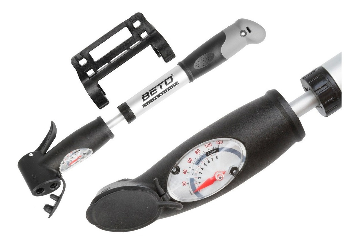 Mini Inflador Beto C/manóm. P/válvulas Fv-av C/sop M470304