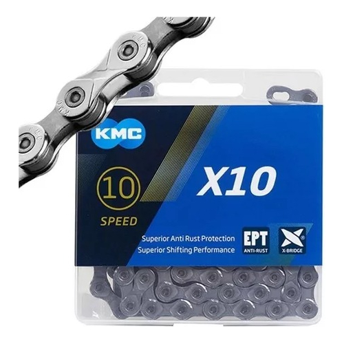 Cadena Kmc X10 1/2 X 11/128 X 116. 10 Vels. Original Taiwan