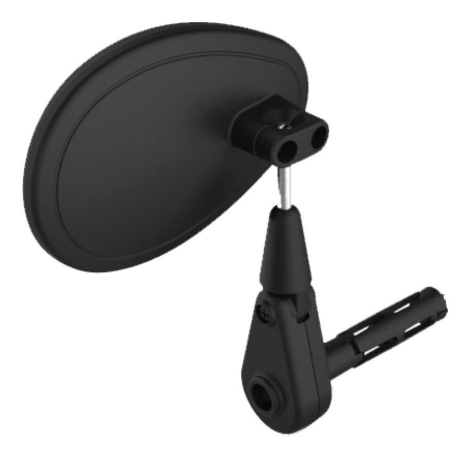 Mini Espejo Tkx Oval Regulable 360° Convexo Jy-9 Ambos Lados - Imagen 3