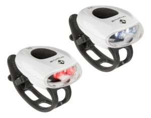 Par De Luz Led P/bicicleta M-wave Cobra Iii 2 Func - M221063