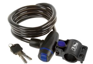 Cadena De Seguridad C/llave M-wave 1,5mts.x 8mm C/sop. 830