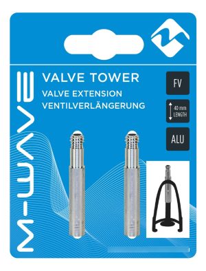 Extensor P/válvula Francesa M-wave 40mm 1 Set=2 Alargador