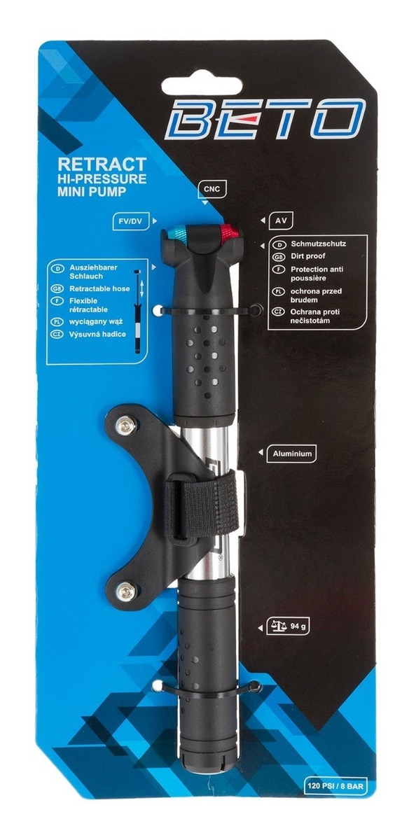 Mini Inflador Beto Pro, Aluminio - M470359 - Imagen 4