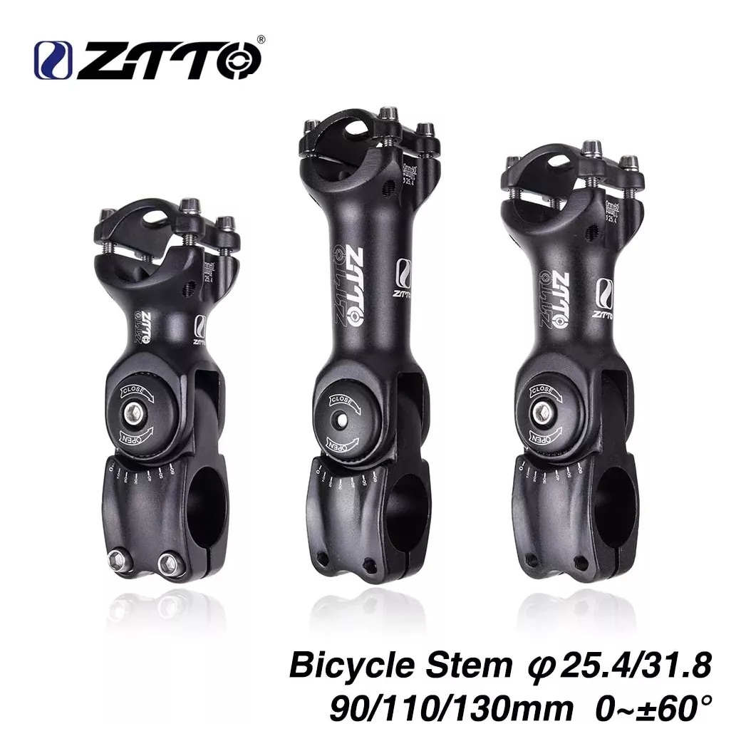 Avance Ztto Regulable 0° A 60°. 25,4 O 31.8 Mm L 90 Mm. Bici - Imagen 5