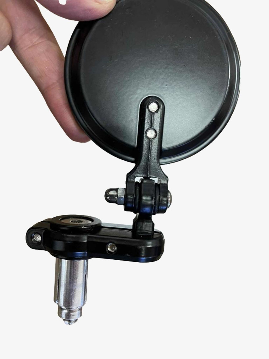 Jgo. De Espejos P/manillar Moto Café Racer Aluminio Gtm00904 - Imagen 6