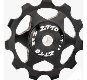 Rueda De Cambio Ztto 11 Dts. C/rul. Cerámico Negra B11dts