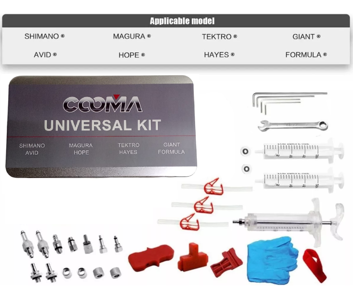 Kit Purgado Freno Hidráulico Shimano Tektro Magura Avid - Imagen 4