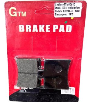 Jgo Pastillas De Freno Tras. Moto Keeway Tx/rkv 200cc. 00810