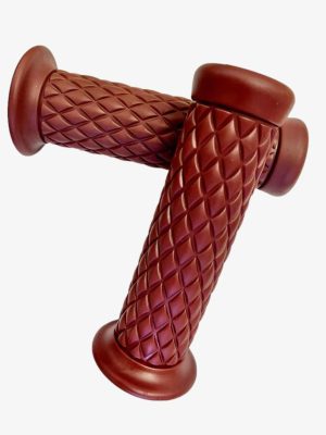 Par De Puños Moto Vintage Marrón