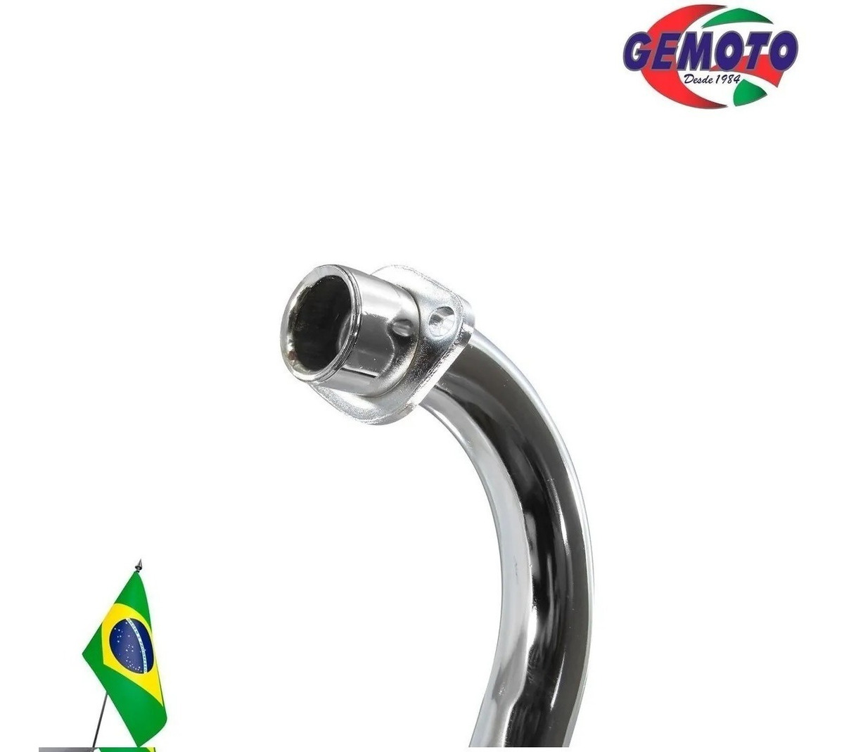 Caño De Escape Gemoto Corto Gs/street/titan 2000 - 61683 - Imagen 2