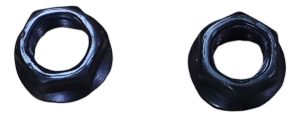 Par De Tuercas P/ Eje Central De Bicicleta. Punta Cuadrada.