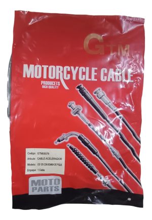 Cable De Acelerador Cg 125 Con Bomba De Pique. Moto 00079