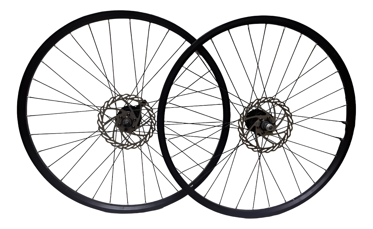 Jgo Ruedas Bici Rodado 26 C/ Discos De Freno.