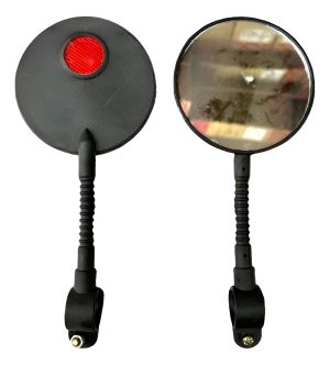 Par De Espejos Plásticos Para Manillar Bicicleta