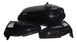 Tanque C/tapón Y Tapas Laterales Negro Classic/cg/otros