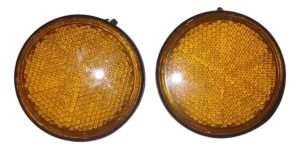 Juego 2 Reflect Barra De Horquilla Amarillos Diametro 58mm