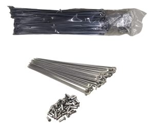 Rayos Bicicleta Por Gruesa (144 Uds). 195 X 2 Mm. C/ Nipples