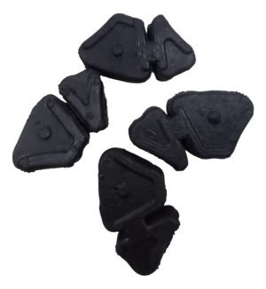 Juego Gomas Porta Plato Moto Wave 125cc.