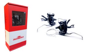 Par De Shifter Sunrace M406 3x7 Velocidades, Con Levas. Bici