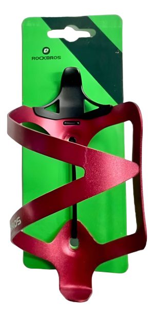 Porta Caramañola Rockbros Aluminio Rojo - Brock