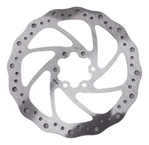 Disco De Freno Cooma 160mm 6 Agujeros Plateado Para Bici