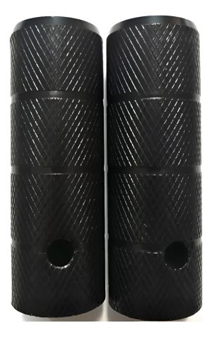 Par De Picadores Bici Bmx Negros Para Eje 14mm