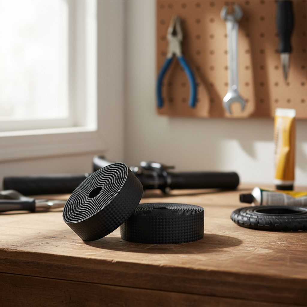 Cinta Para Manubrio De Bicicleta - Negra - Bcintm - Imagen 2