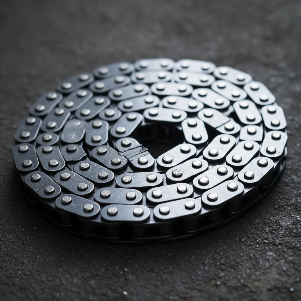 Cadena Transmision Mini Atv O Mini Moto 128 Esl. Pase T8f - Imagen 2