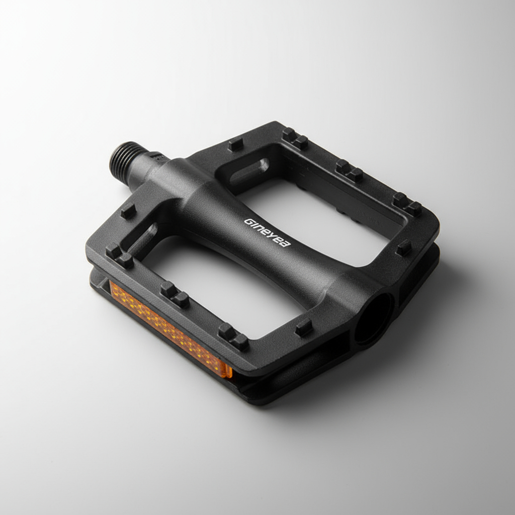 Pedal Pp Ancho C/bolillas 116x97x24 M904 Negro Bicicleta - Imagen 2