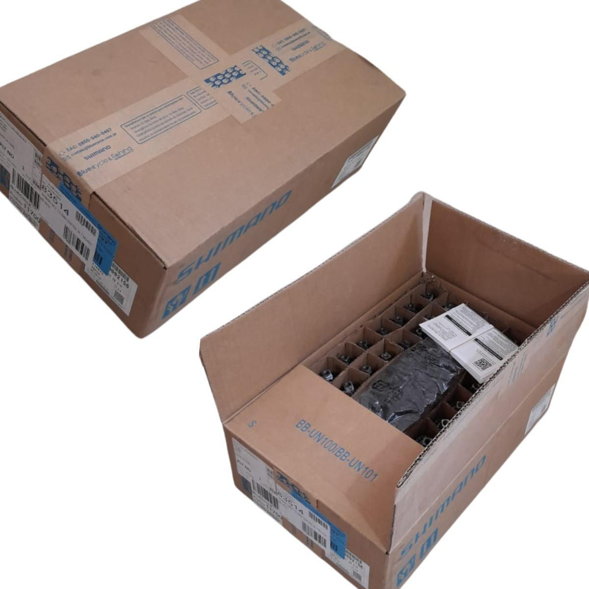 Movimiento Central De Punta Cuadrada Shimano Bb-un101 De 122,5 Mm - Imagen 8