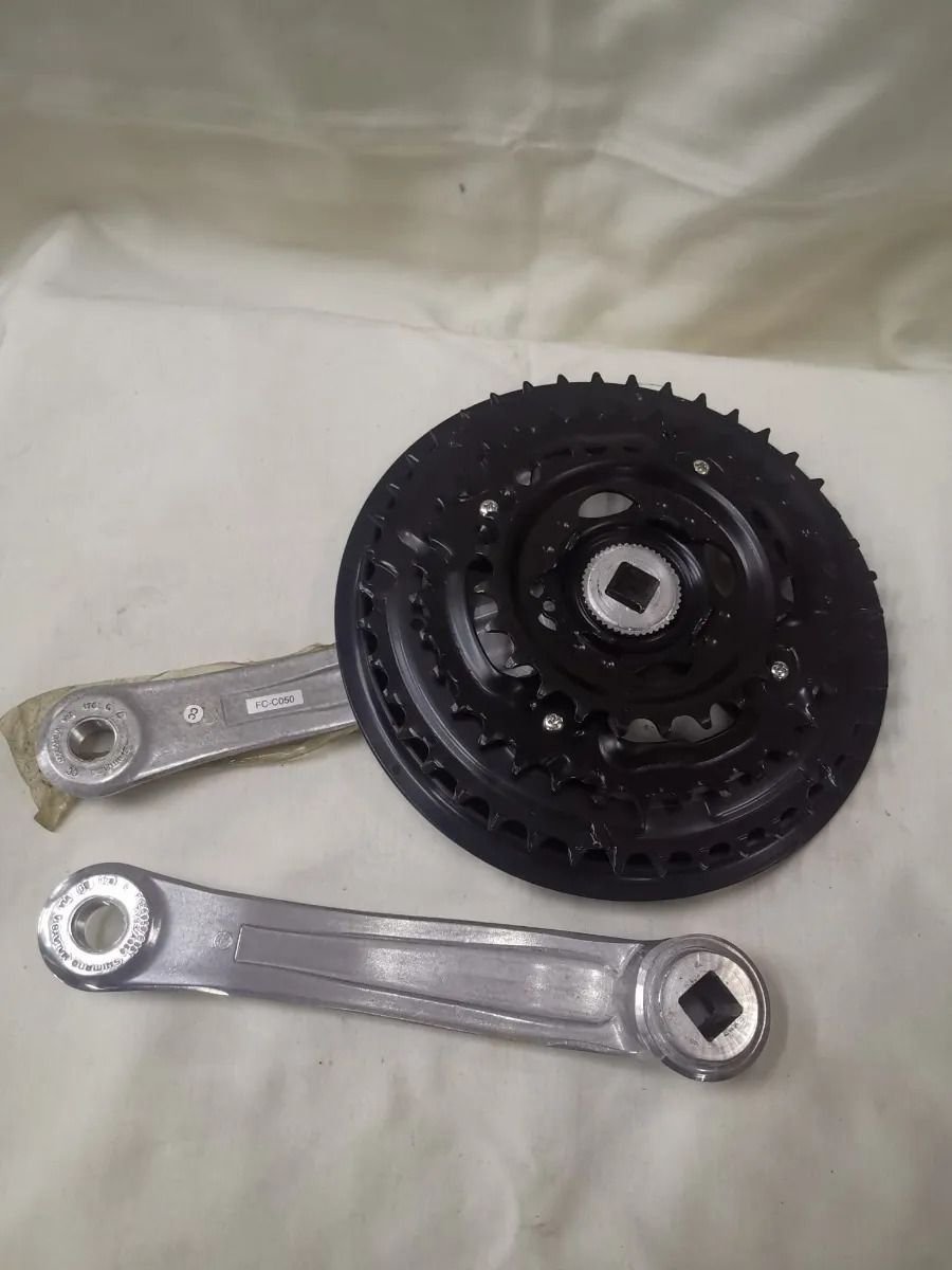 Plato Y Palanca Shimano Fc-c050. 24-34-42 Dts. P/ Bici - Imagen 2