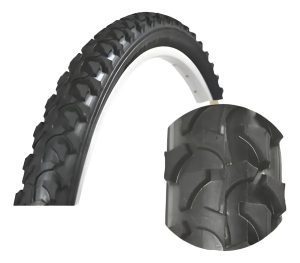 Cubierta Wamor Para Bicicleta De 20 X 2.125 Negra Negro