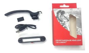 Luz Trasera Usb Para Bicicleta - Blt107 Negro