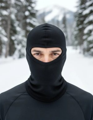 Protector De Frio P/cabeza 100% Algodón Negro - M720225