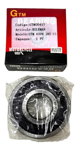 Rulemán Para Moto, 6304 2rs C3. Gtm00457
