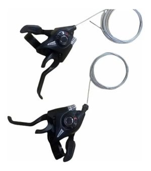 Juego Shifter Simil Ef500 3x7 Negro