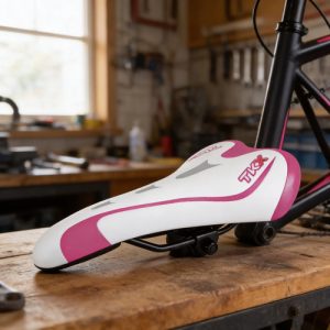Asiento Tkx Mtb Blanco/rosa - 260x135mm X3502b