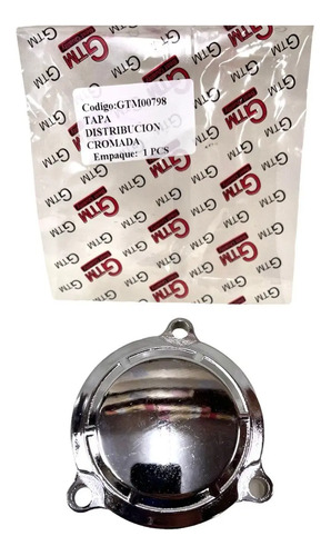 Tapa Motor De Arranque P/moto Gs/gts/cg Cromada. Gtm00798