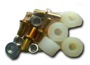 Juego De Tornillos Y Bujes Nylon Maza Tras. Brasil Cg 125