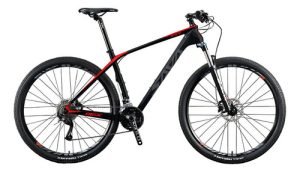 Bicicleta De Carbono Mtb Sava Deck 2.0. Color Negro/rojo Tamaño Del Cuadro 15