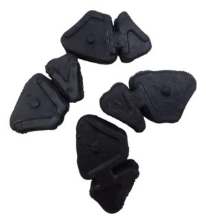 Juego Gomas Porta Plato Moto Wave 125cc.