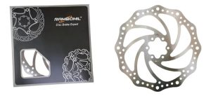 Disco De Freno De Bicicleta 180mm C/6 Tornillos M360606 Metalico