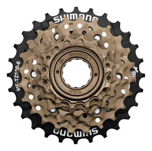 Piñon Shimano Mf-tz500-6 14/28 Dts, 6 Vel. Bici