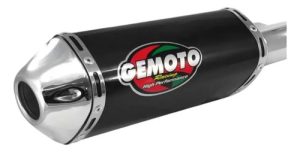 Caño Escape Gemoto Racing 3 Negro Cg -53804